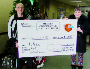 Meeker Cooperative Round Up Grant for $1000
